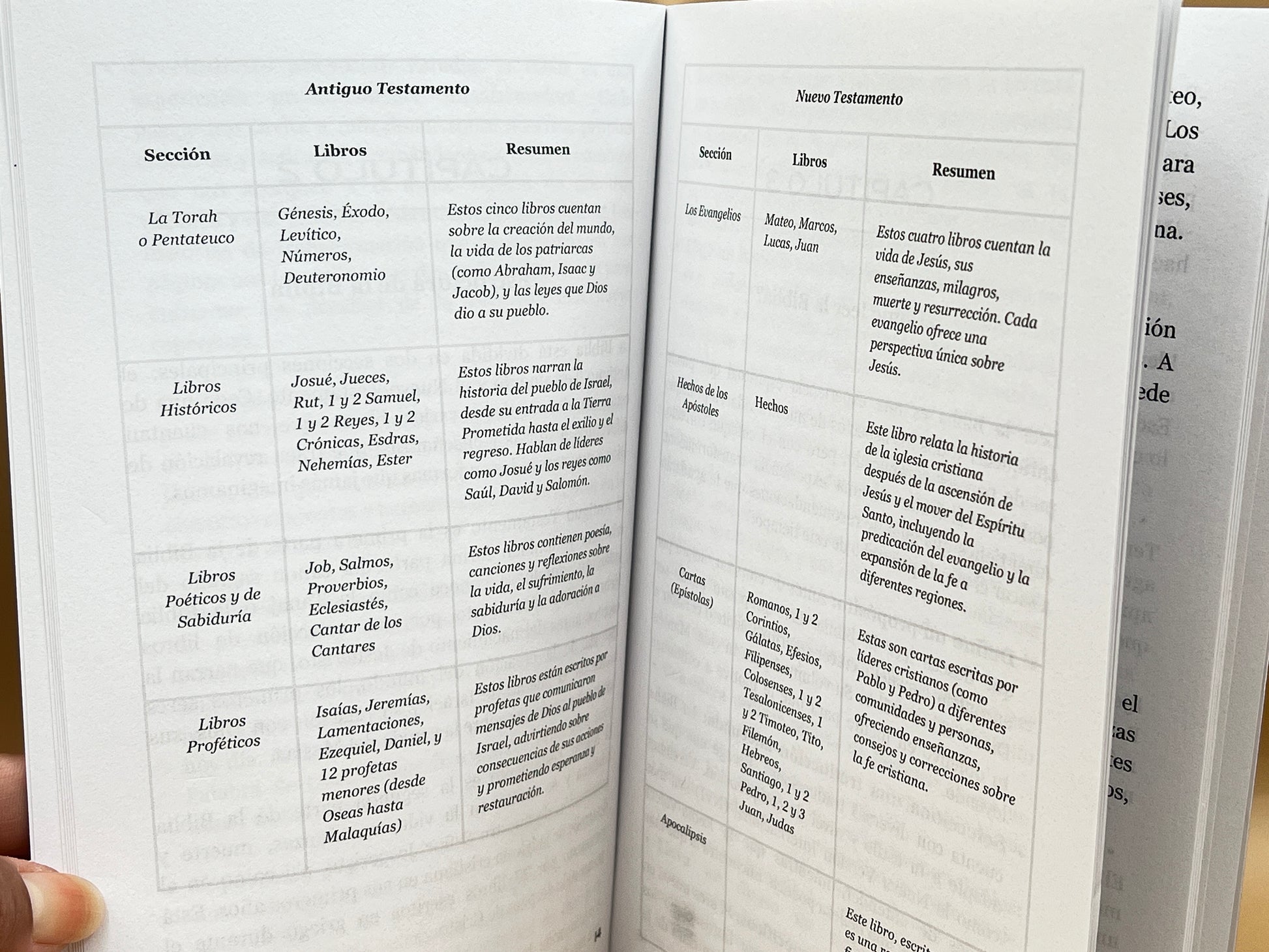 Bible Study Guide – Mini Book, Old and New Testament page