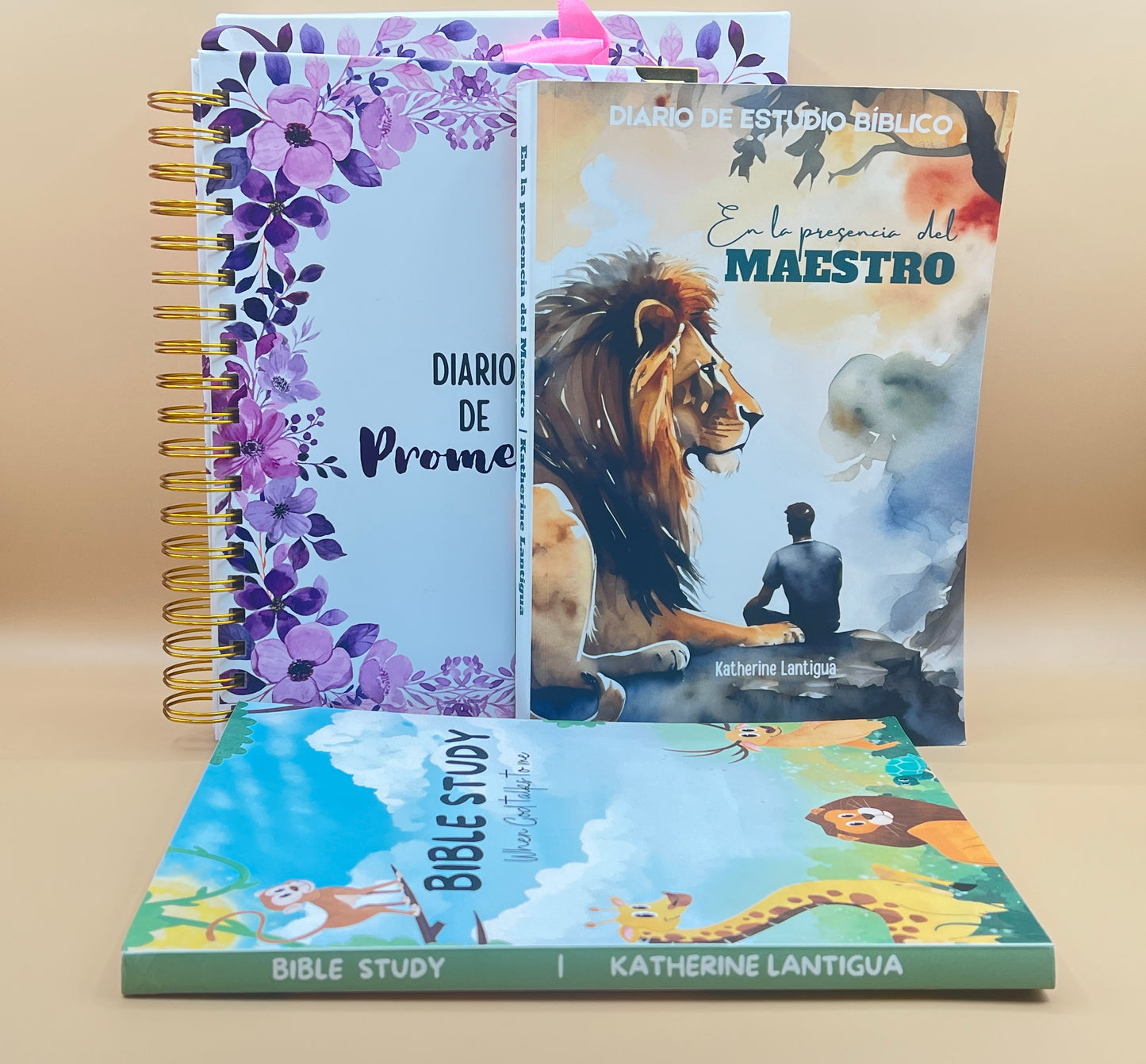 Bible Study – Family Set with Kids & Men’s Devotional Journals + God’s Promises Edition