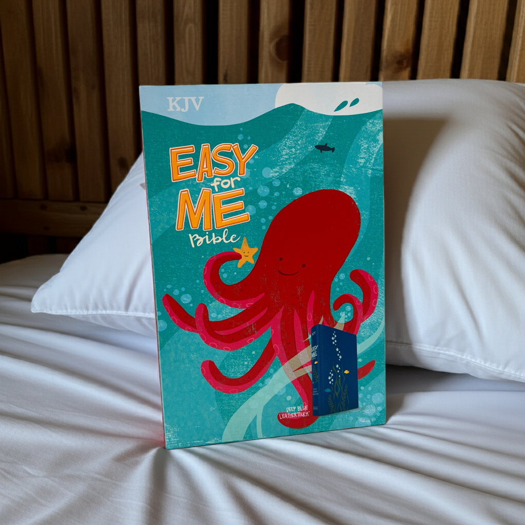 KJV Easy-for-Me Bible for Early Readers – Deep Blue LeatherTouch