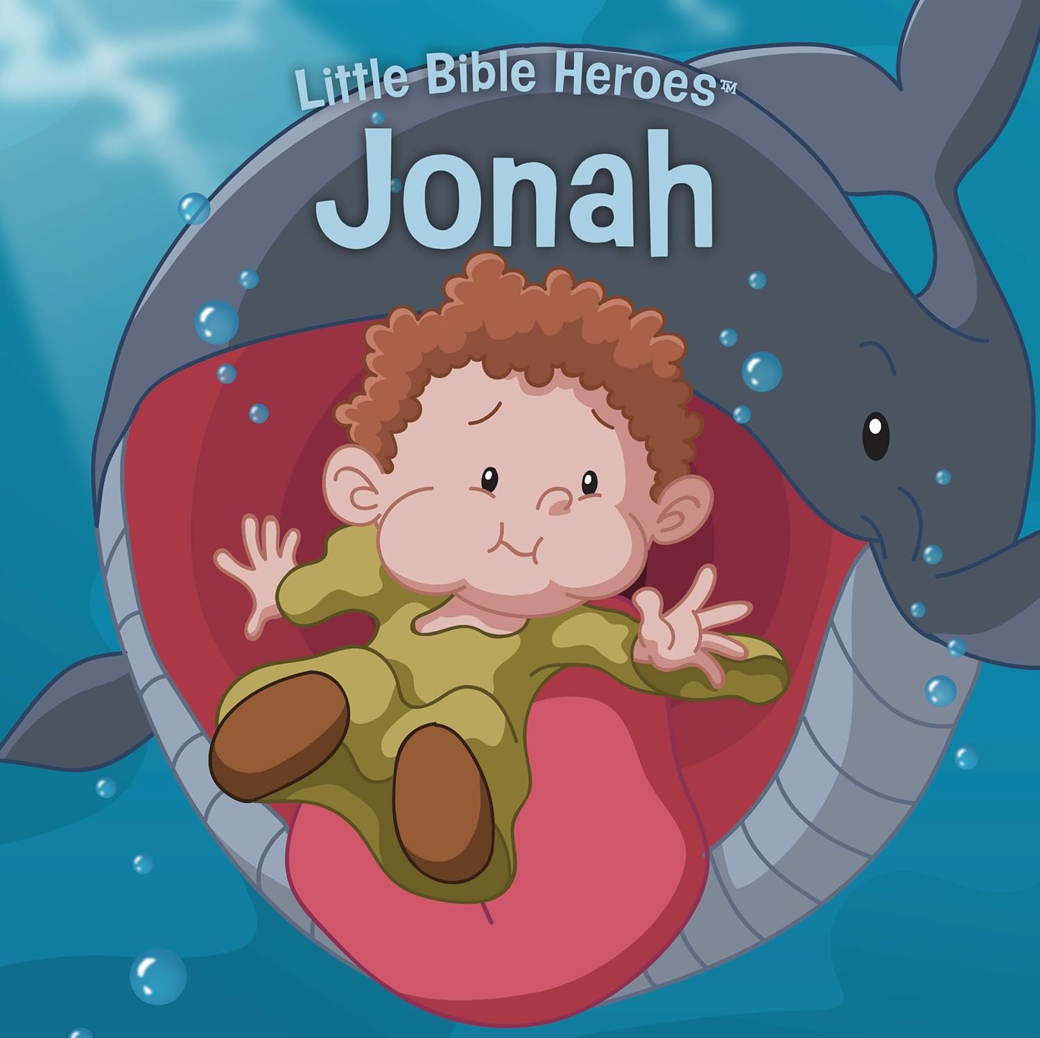 Jonah – Little Bible Heroes Board Book #8 – Bible Stories of Obedience and Forgiveness for Kids. Cover Book