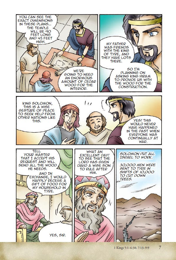 Manga Messengers – Christian Manga Bible Stories About Prophets | Bible Study Book for Kids, Teens & Young Adults. Comic strip with biblical characters discussing plans and strategies