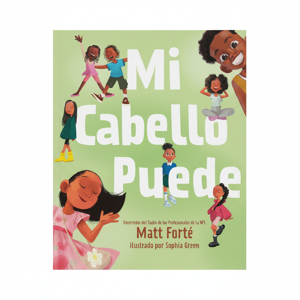 My Hair Can – Spanish Christian Picture Book for Kids | Mi Cabello Puede | Ages 4–7. New lifestyle view of Mi Cabello Puede (My Hair Can) – Spanish Christian picture book celebrating natural hair and cultural identity for kids ages 4–7 – Tyndale