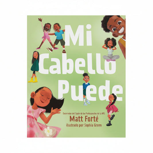 My Hair Can – Spanish Christian Picture Book for Kids | Mi Cabello Puede | Ages 4–7. New lifestyle view of Mi Cabello Puede (My Hair Can) – Spanish Christian picture book celebrating natural hair and cultural identity for kids ages 4–7 – Tyndale