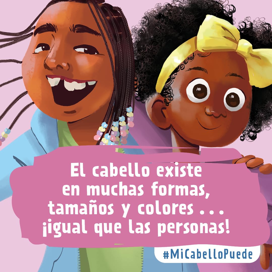 My Hair Can – Spanish Christian Picture Book for Kids | Mi Cabello Puede | Ages 4–7. Additional lifestyle view of Mi Cabello Puede – Spanish Christian rhyming picture book with colorful illustrations of diverse children for ages 4–7 – Tyndale