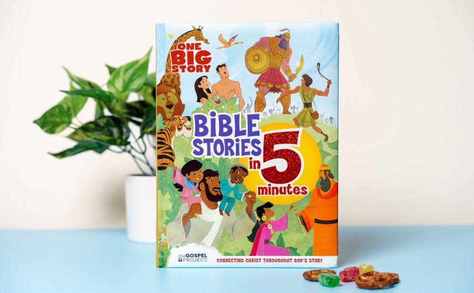 One Big Story – Bible Stories in 5 Minutes (Book #12) | Connecting Christ Through God’s Word – Padded Hardcover Edition. Cover Book.