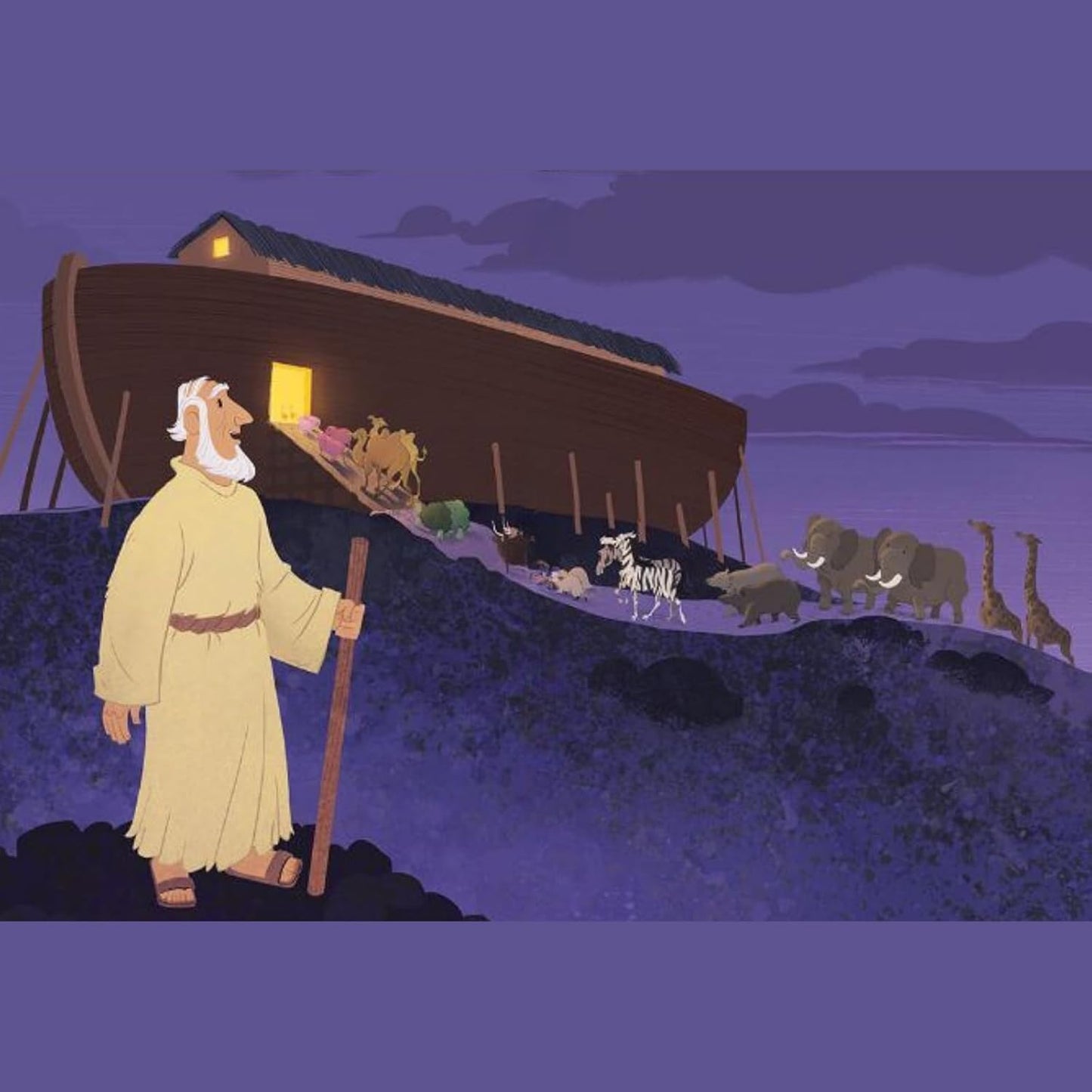 One Big Story – Bible Stories in 5 Minutes (Book #12) | Connecting Christ Through God’s Word – Padded Hardcover Edition. Noah history