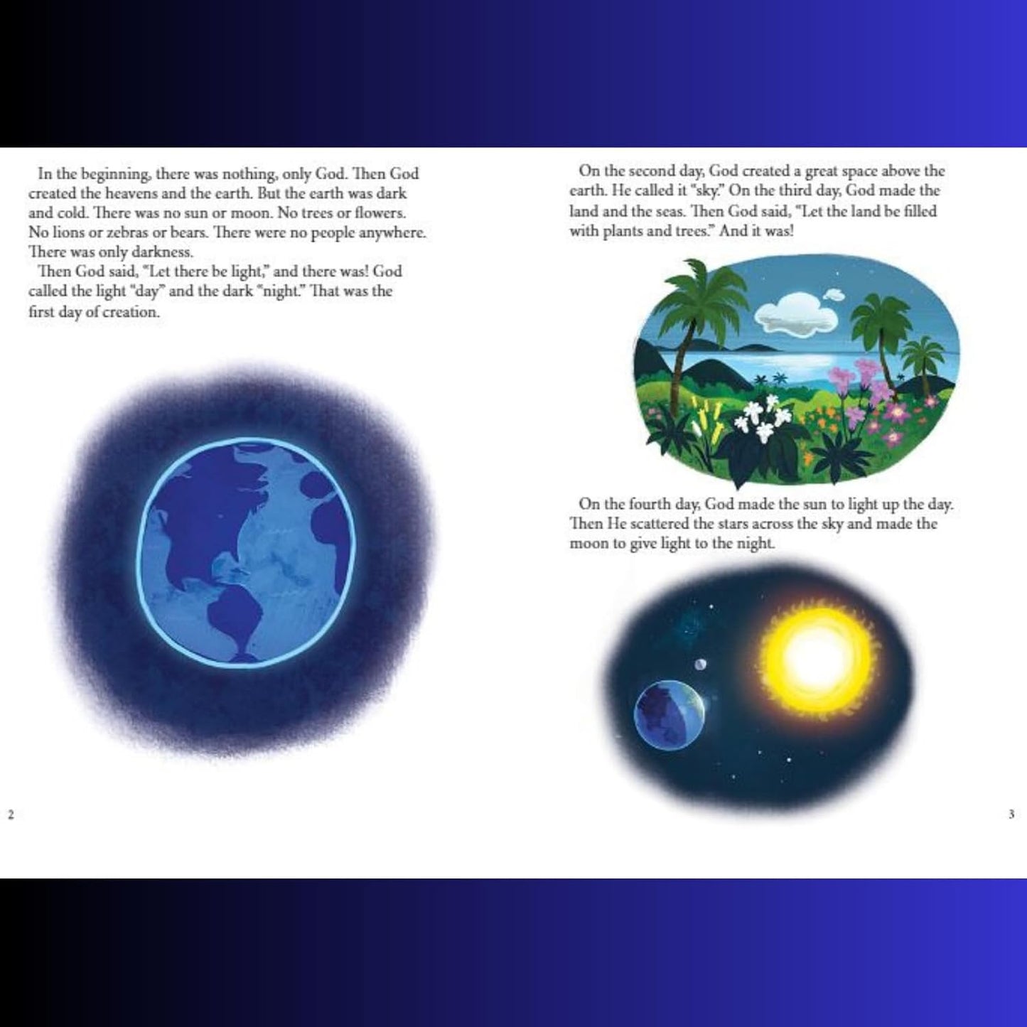 One Big Story – Bible Stories in 5 Minutes (Book #12) | Connecting Christ Through God’s Word – Padded Hardcover Edition. Open page in Genesis history 