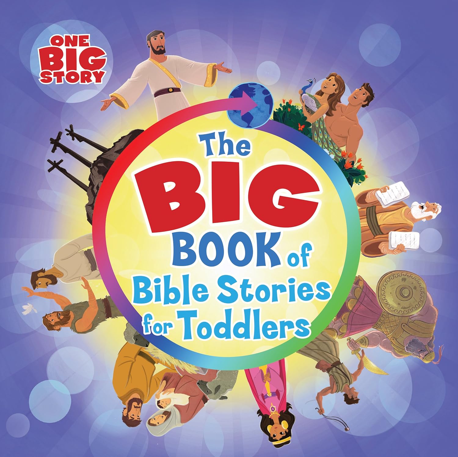 The Big Book of Bible Stories for Toddlers – Book #1 | One Big Story Padded Edition. Book Cover.