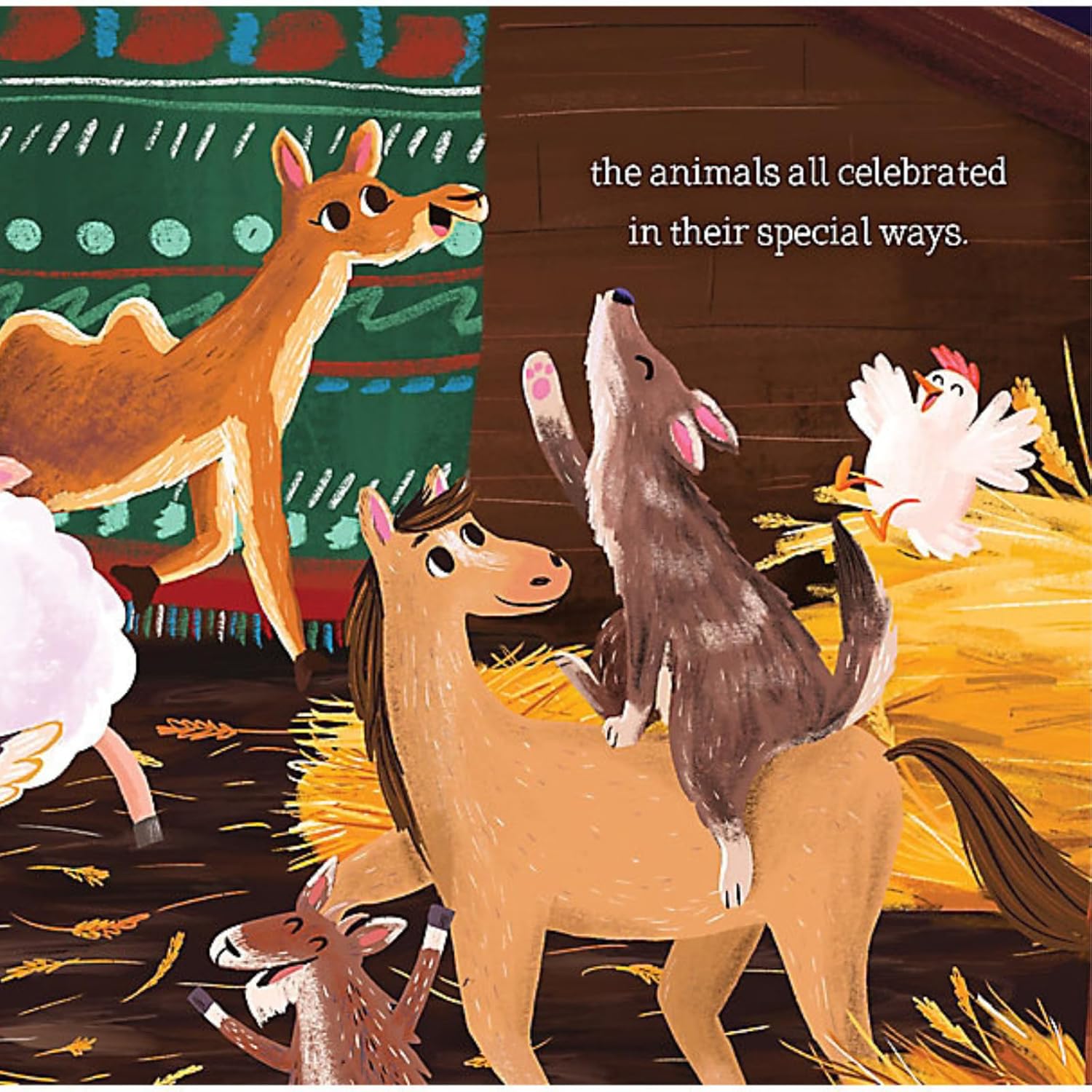 The Silent Noisy Night – Little Bible Heroes Board Book #9 | A Joyful Christmas Story About Jesus’ Birth for Kids. Open Book