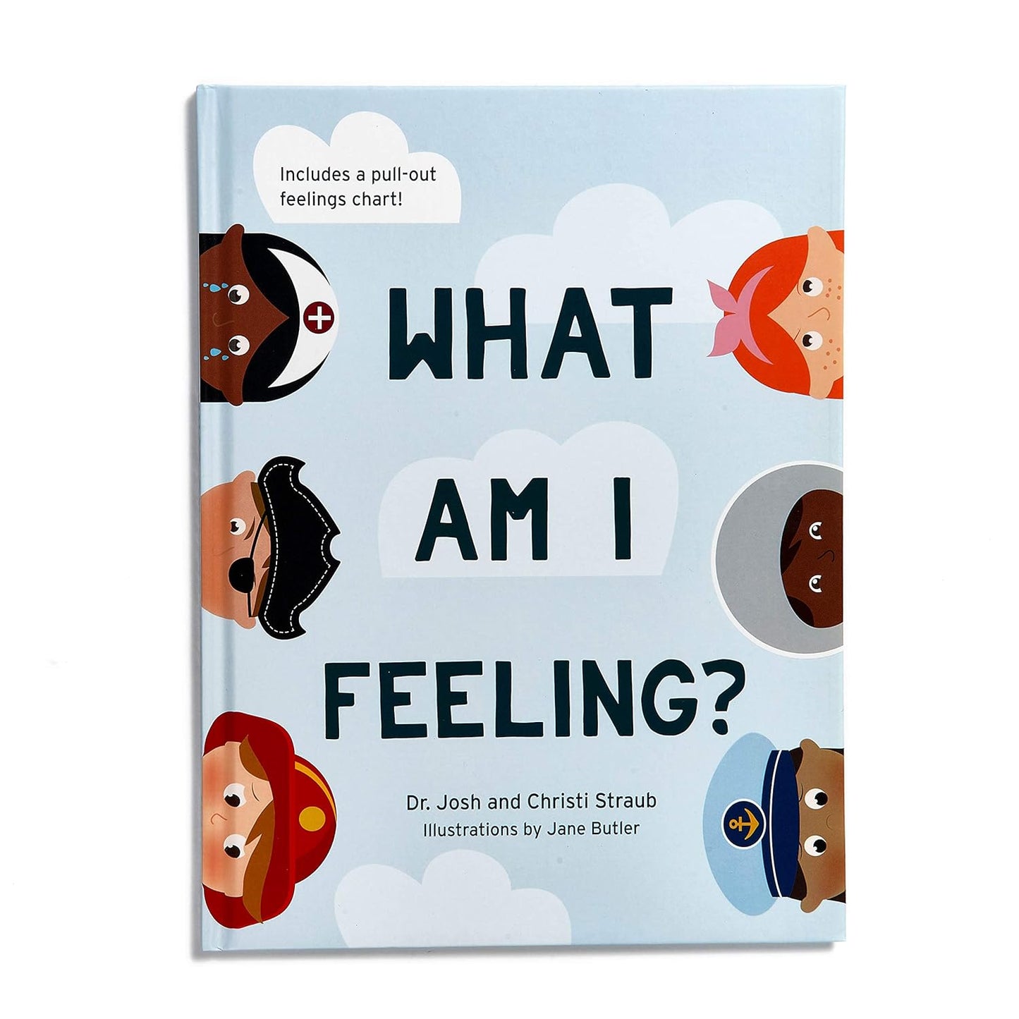 What Am I Feeling? – Little Bible Heroes Board Book #10 | A Christian Story About Emotions and God’s Love for Kids. Cover Book