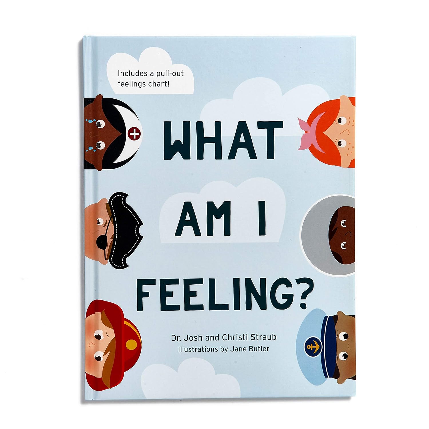 What Am I Feeling? – Little Bible Heroes Board Book #10 | A Christian Story About Emotions and God’s Love for Kids. Cover Book