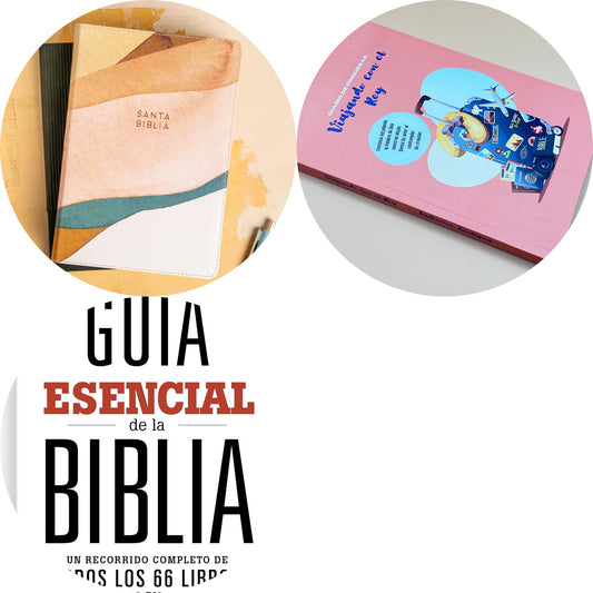 Traveling Bundle – Spanish Edition | Bible, Devotional Journal & Study Guide for On-the-Go Faith