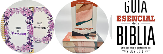 Faith Essentials Bundle – Spanish Edition | Bible, Devotional Journal & Bible Study Guide