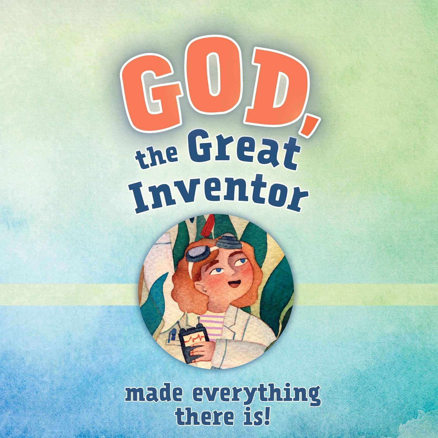 God, the Great Inventor – Board Book #1 | A Fun Bible Story About Creation, Imagination, and God’s Amazing Design for Kids. Open page book.