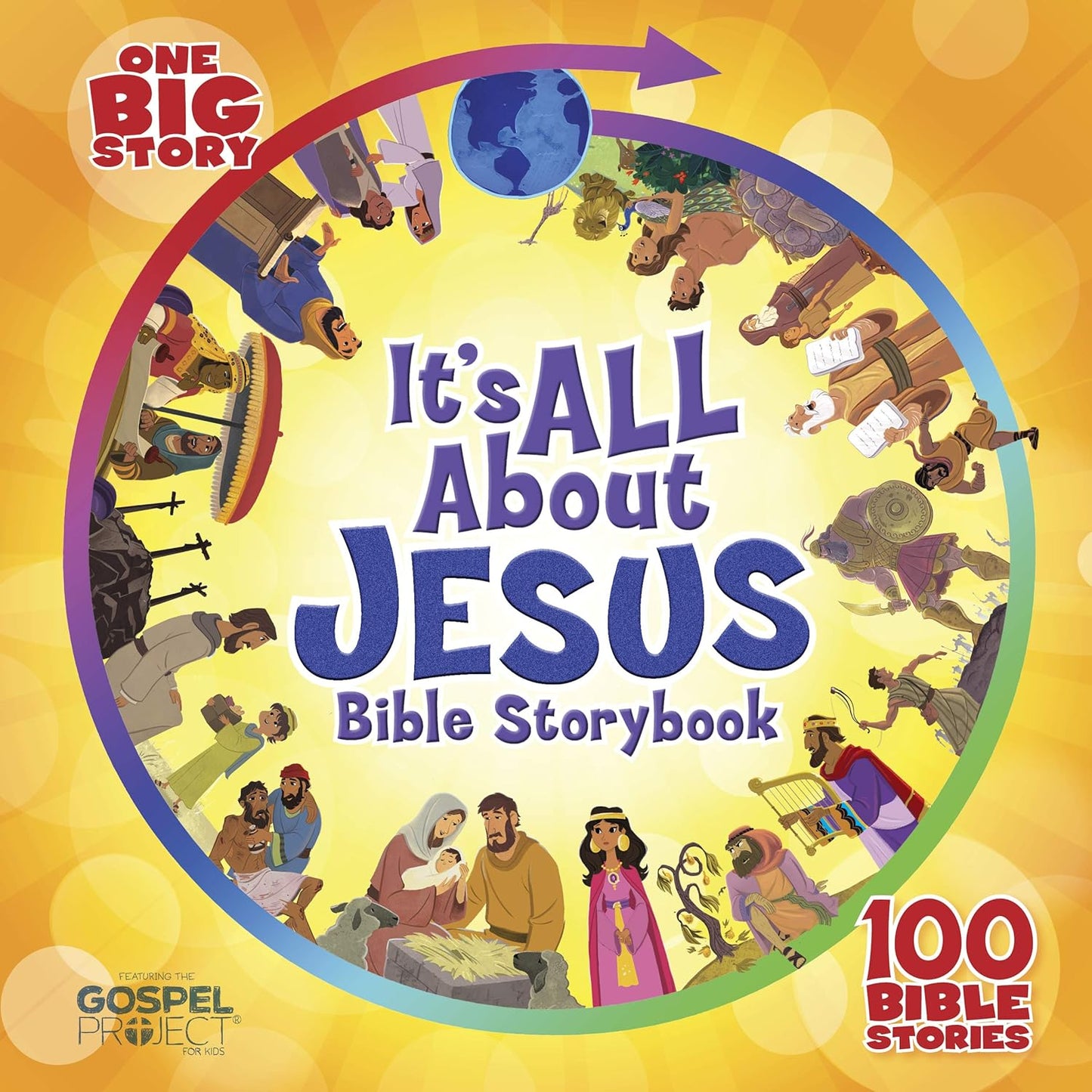 It’s All About Jesus Bible Storybook – Book #2 | 100 Stories That Reveal God’s Plan (Padded Hardcover)