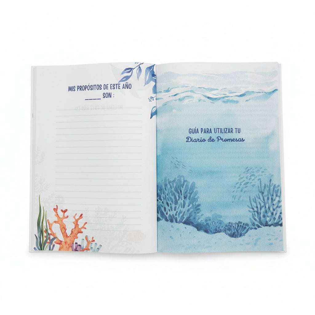 Mega Bible Study Bundle – Spanish Edition | Journals, Bible Guide & Beginner's Study Guide. Additional lifestyle view of the Mega Bible Study Bundle Spanish Edition – Spanish Christian Bible study journals and guides for adults and families by Kairos Creations