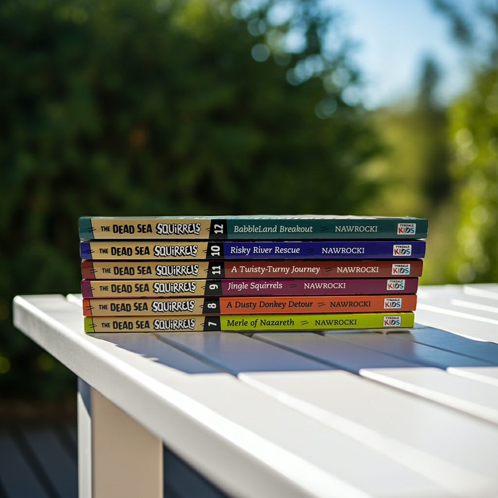 The Dead Sea Squirrels Series Bundle Books 7–12 – 6-book Christian adventure series for kids ages 8–12 – Merle of Nazareth through BabbleLand Breakout