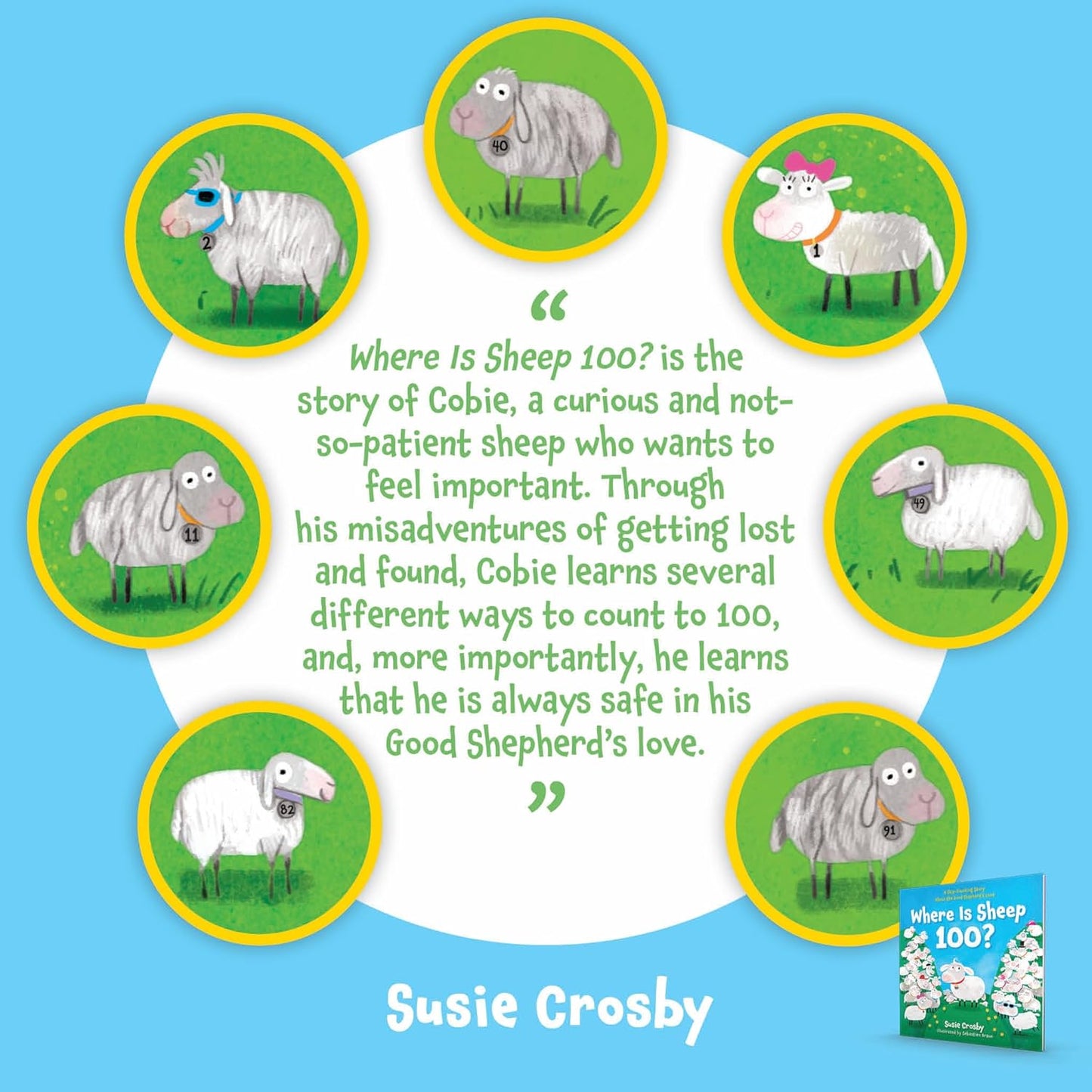 Where Is Sheep 100? – Little Bible Heroes Board Book #11 | A Skip-Counting Adventure About the Good Shepherd’s Love. Open page